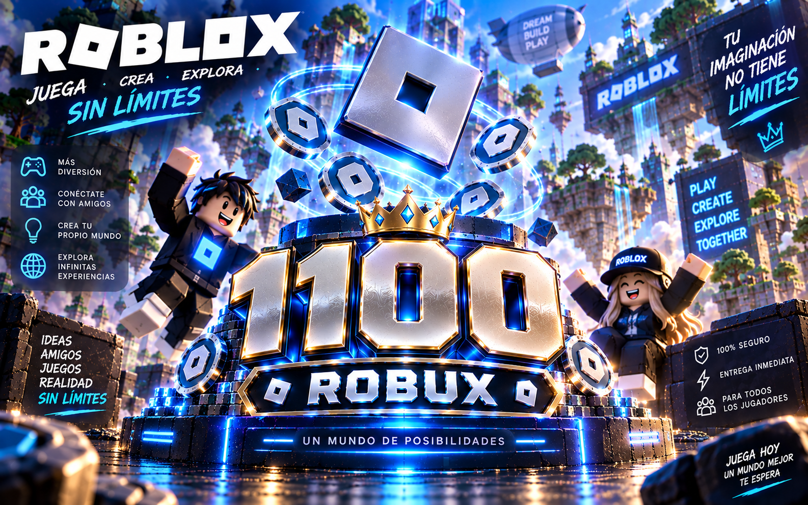 1100 Robux