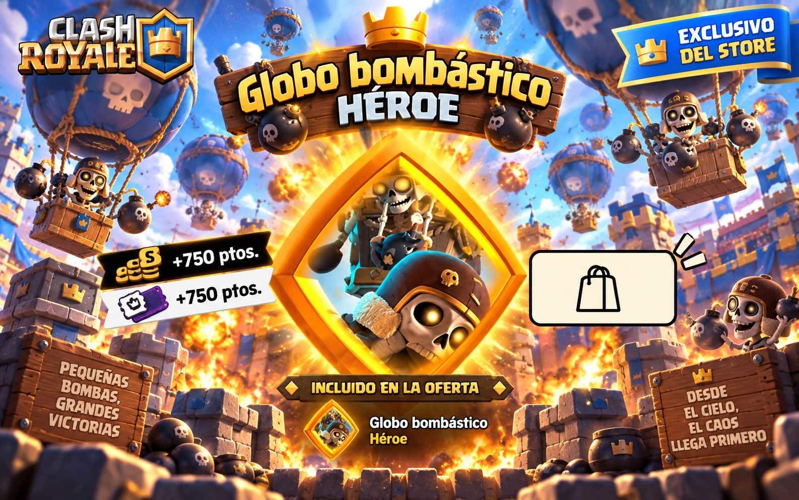 Globo Bom- Bástico Héroe