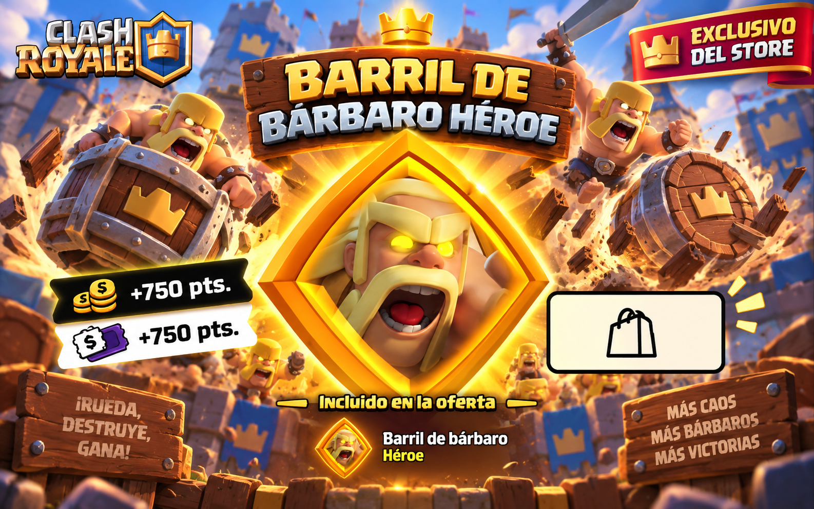 Barril de Bárbaro Héroe