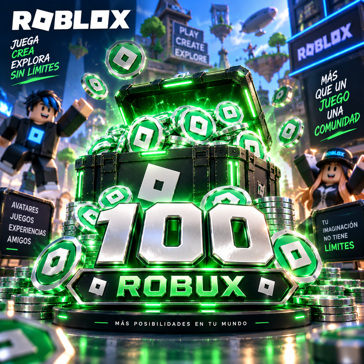 100 Robux